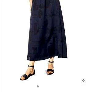 Eileen Fisher silk skirt, elastic waist, Large NWT